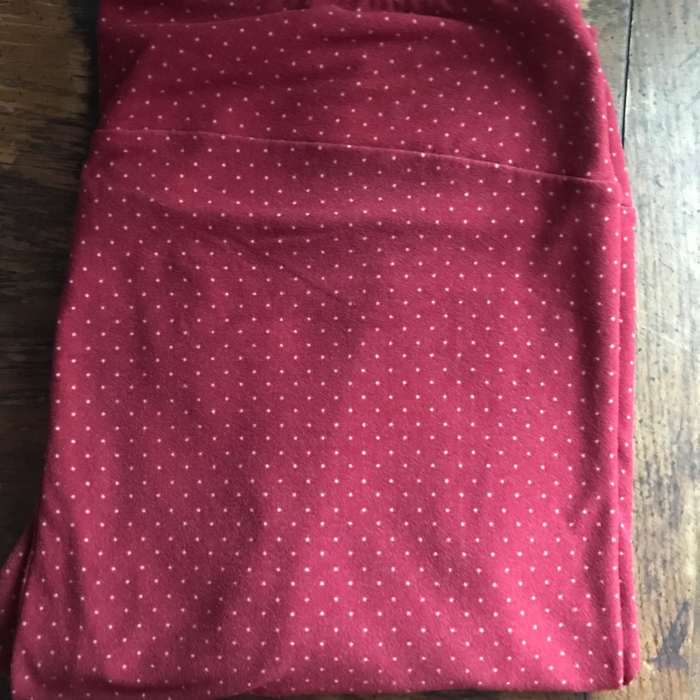 Lularoe TC (18-22) polka dot leggings EUC